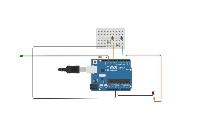 Circuit design How to connect LEDs to an Arduino - Tinkercad