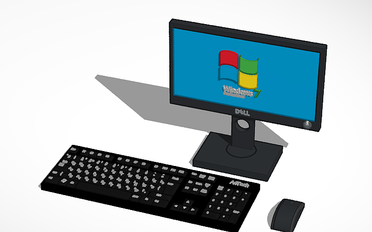 3D design Dell Computer - Tinkercad