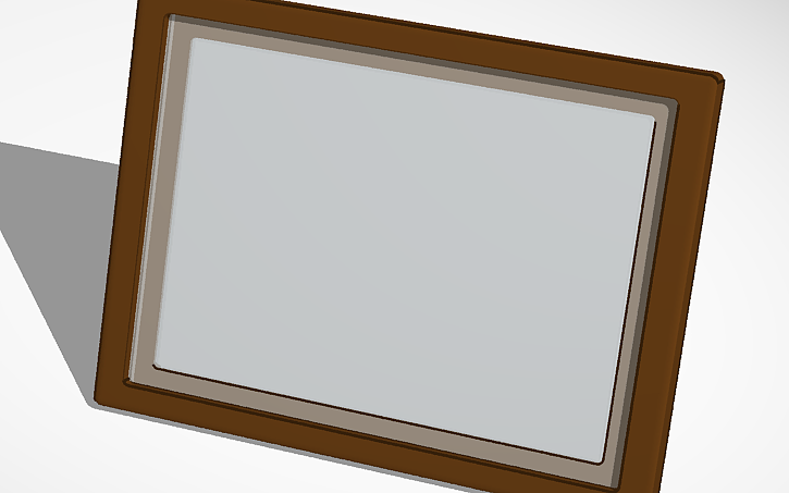 3D design Picture frame - Tinkercad