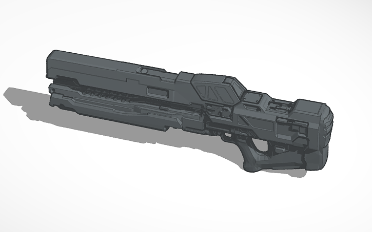 3D design Rail Gun - Tinkercad