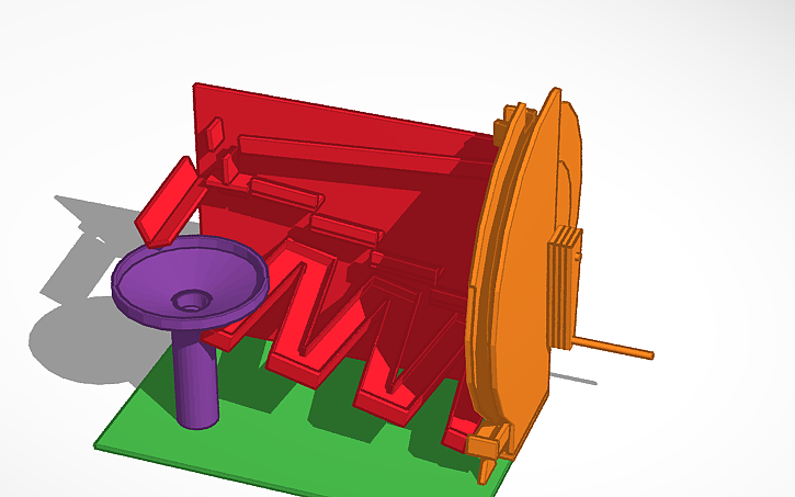 3D design marble run - Tinkercad
