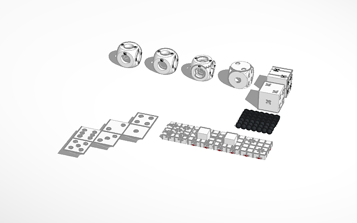 3D design Dice - Tinkercad