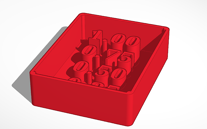 3D design Rain Gauge - Tinkercad