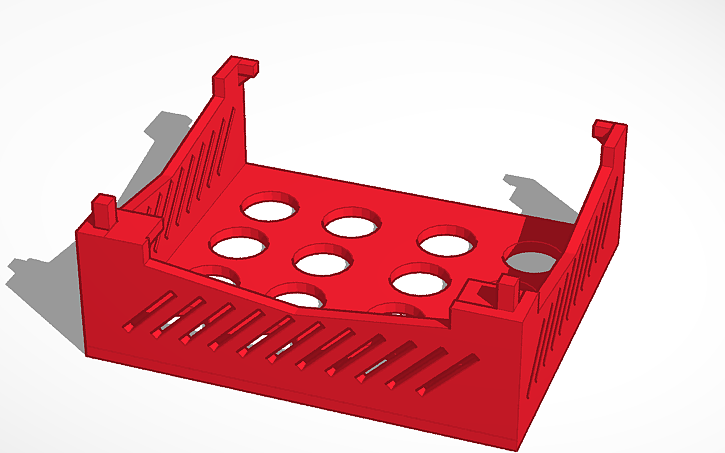 Stackable Try Designs 3D design Stackable Tray - Tinkercad