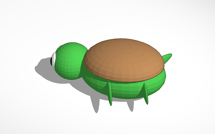 3D design turtle - Tinkercad