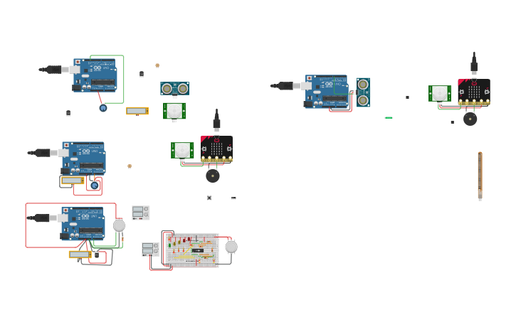 Circuit design funcion MAP - Tinkercad