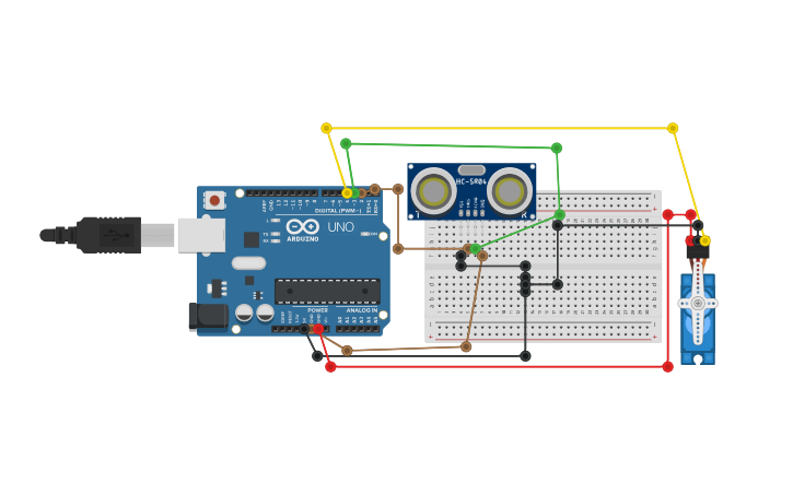 Circuit design HouseGate open based on distance get ...