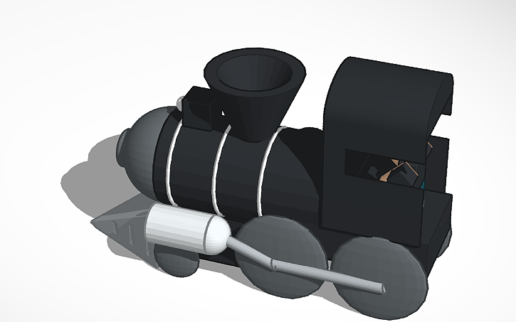 3D design Train - Tinkercad