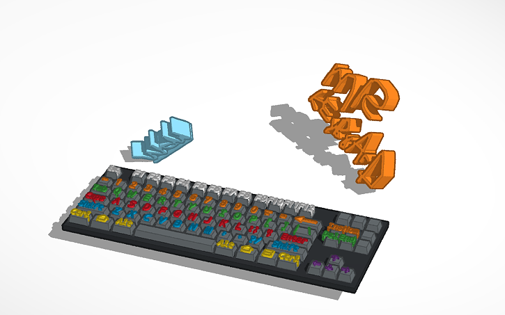 3D design mR kEyBoArD - Tinkercad