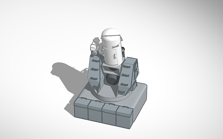 3D design CWIS but snub nosed - Tinkercad
