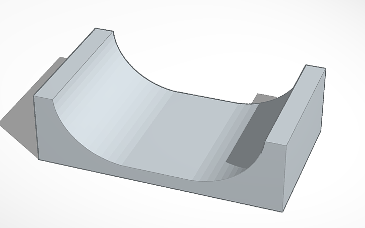 3D design ramp - Tinkercad