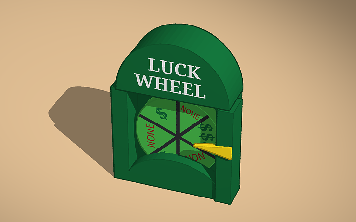 3D design Luck Wheel - Tinkercad