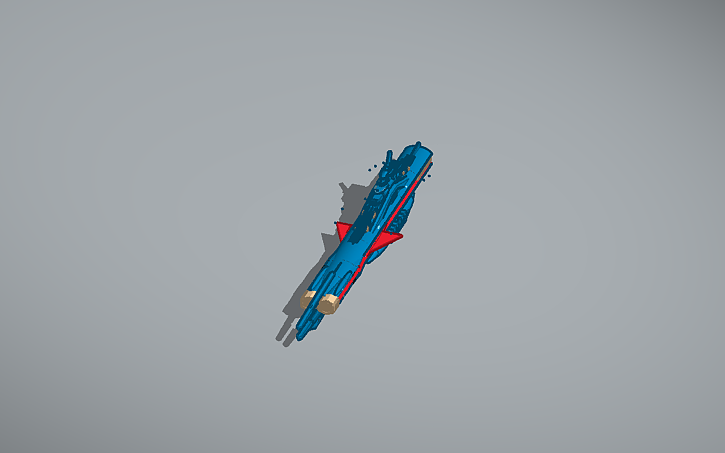 3D design EDF Super Andromeda-Class Space Battleship - Tinkercad