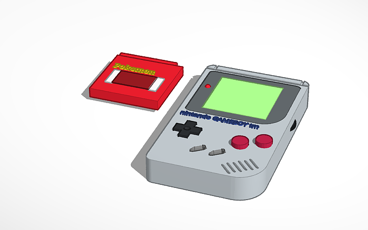 3D design gameboy - Tinkercad
