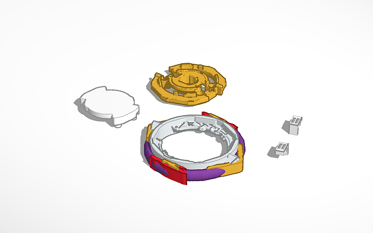 3D design Beyblade burst db Universal Genesis - Tinkercad