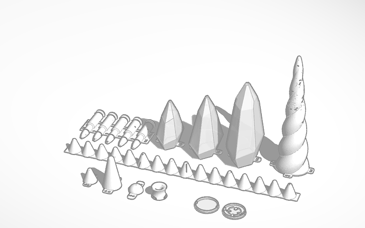 3D design LED Diffusers - Tinkercad