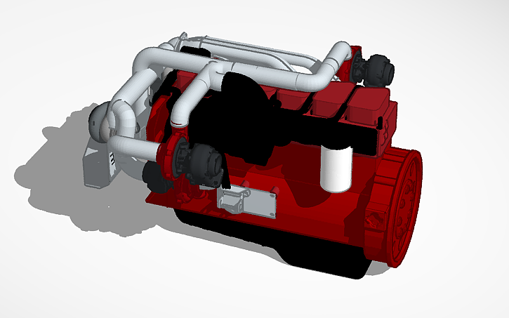3D design Racing Cummins - Tinkercad