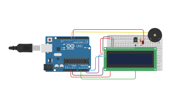 Circuit design Microcontroller Lab-8 - Tinkercad