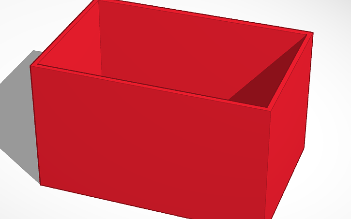3D design Hollow Rectangle - Tinkercad