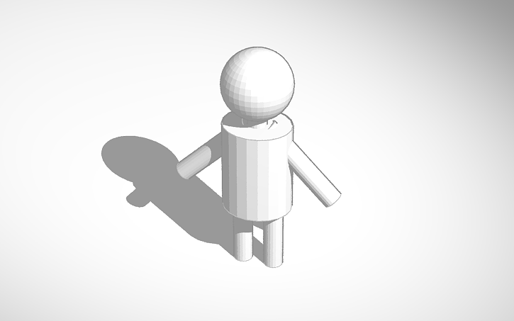 Personal Example 3d Model 3D design Person Model - Tinkercad