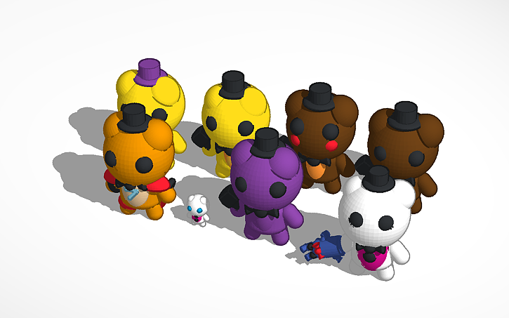 3D design fnaf stuff - Tinkercad