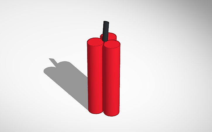 3D design Dynamite - Tinkercad