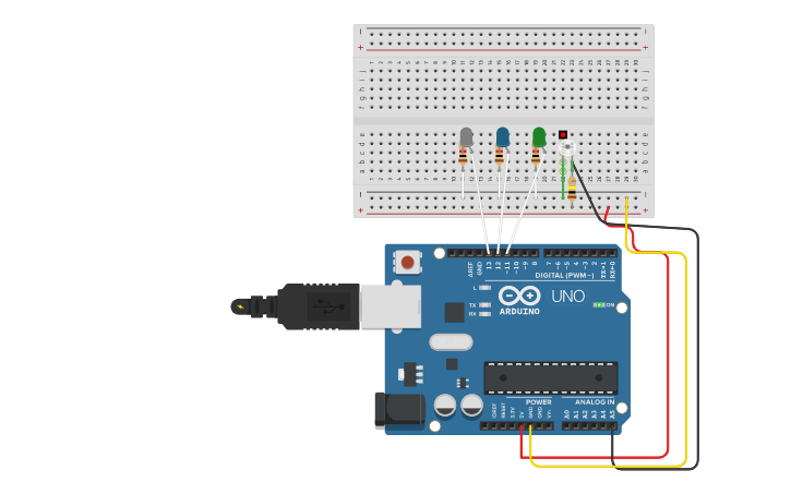 Circuit design arduino-tp4 - Tinkercad